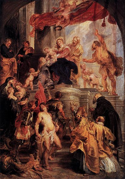 Virgin and Child Enthroned with Saints